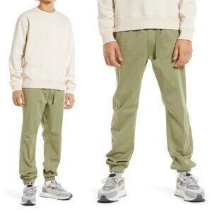 NEW‎ Nordstrom BP Stretch Cotton Pants Green Size Large x 32 Casual Jogger 2021